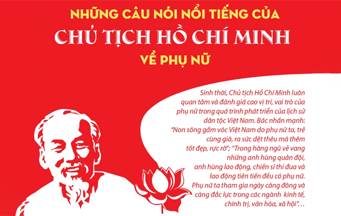 Những câu nói nổi tiếng của Chủ tịch Hồ Chí Minh về phụ nữ