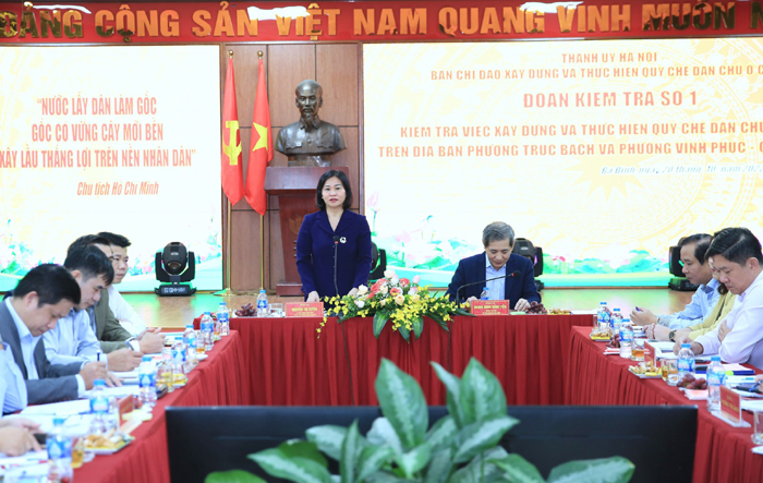 Chú trọng kiểm tra, đôn đốc việc xây dựng và thực hiện Quy chế dân chủ ở cơ sở