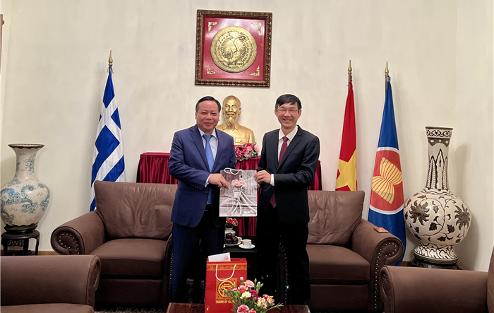 Thúc đẩy tiềm năng hợp tác về văn hóa, du lịch và kinh tế với thành phố Athens, Hy Lạp