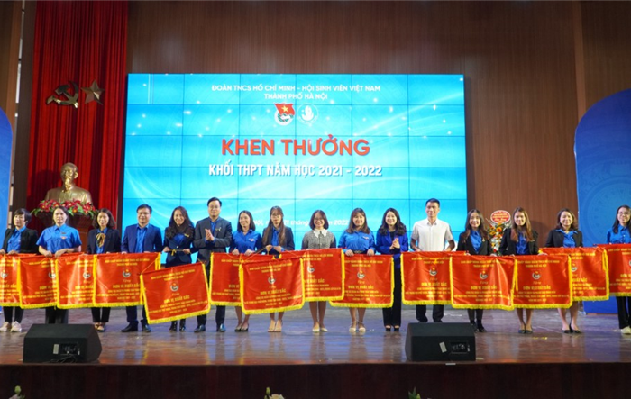 Hội nghị tổng kết công tác Đoàn - Hội và phong trào thanh niên khối trường học Thủ đô năm học 2021-2022