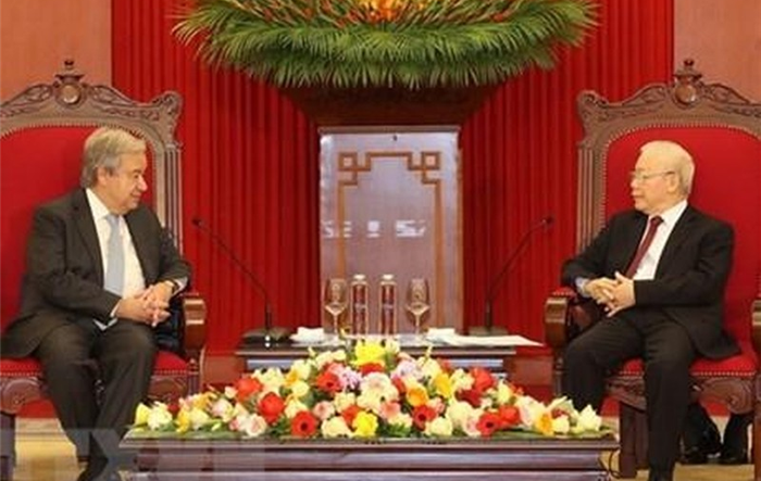 Tổng Thư ký Liên hợp quốc kết thúc chuyến thăm chính thức Việt Nam