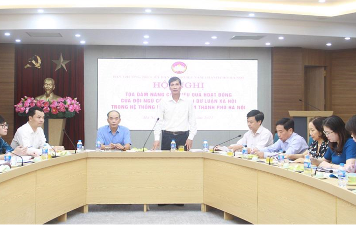 Nâng cao hiệu quả hoạt động của đội ngũ cộng tác viên dư luận xã hội trong hệ thống Mặt trận Tổ quốc Việt Nam thành phố Hà Nội