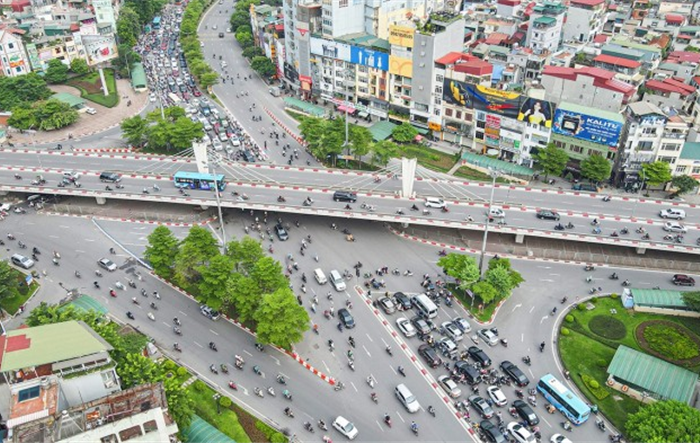 Thành phố Hà Nội lên phương án tổ chức lại giao thông tại nút giao Ngã Tư Sở