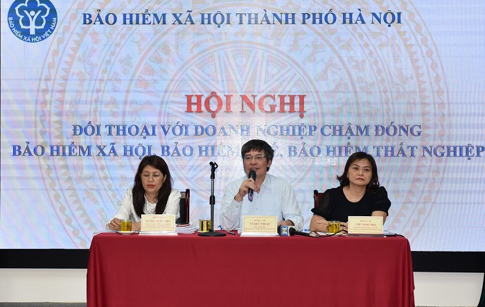 Bảo hiểm xã hội thành phố đối thoại với doanh nghiệp chậm đóng bảo hiểm xã hội, bảo hiểm y tế, bảo hiểm thất nghiệp