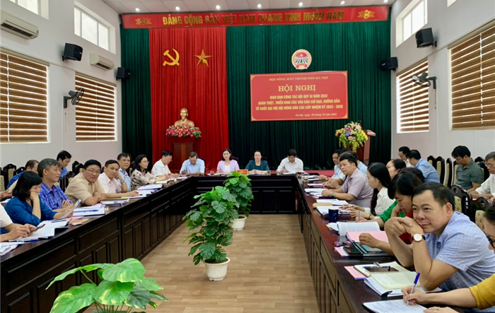 Hội Nông dân thành phố Hà Nội triển khai các văn bản chỉ đạo, hướng dẫn tổ chức Đại hội Hội Nông dân các cấp