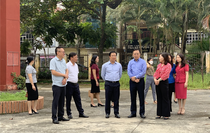 Đẩy nhanh tiến độ công tác đầu tư xây dựng trường chuẩn thực chất, dài hạn