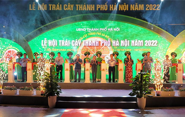 Khai mạc lễ hội trái cây thành phố Hà Nội năm 2022