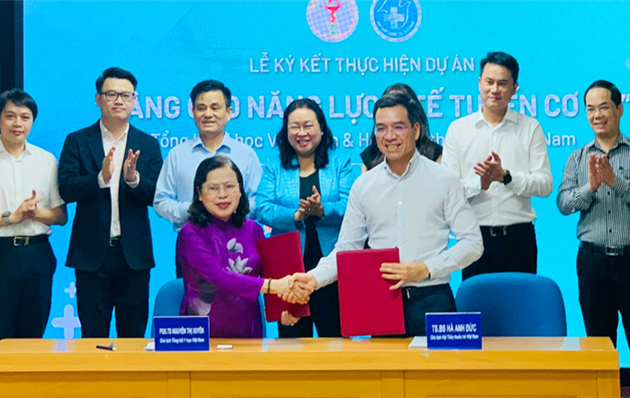 Lễ ký kết hợp tác triển khai chương trình “Nâng cao năng lực y tế cơ sở”