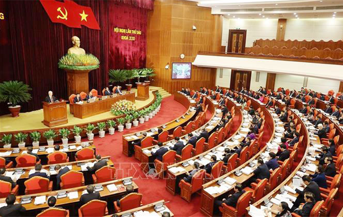 Thông cáo báo chí về ngày làm việc thứ năm, Hội nghị lần thứ sáu Ban Chấp hành Trung ương Đảng khóa XIII