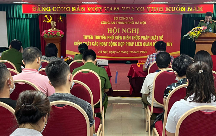 Hội nghị tuyên truyền, phổ biến kiến thức pháp luật về kiểm soát các hoạt động hợp pháp liên quan đến ma túy