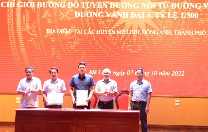 Công bố, bàn giao chỉ giới đường đỏ tuyến nối đường Võ Văn Kiệt đến Vành đai 4