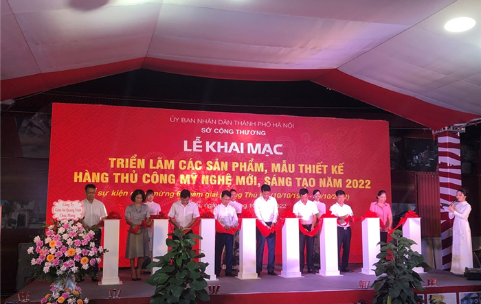Khai mạc Triển lãm các sản phẩm, mẫu thiết kế hàng thủ công mỹ nghệ 2022