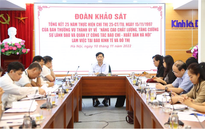 Báo Kinh tế & Đô thị: Tiếp tục nâng cao chất lượng, phản ánh đa dạng cuộc sống, tạo sức lan toả trong nhân dân