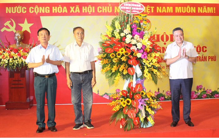 Chủ tịch UBND thành phố Trần Sỹ Thanh dự Ngày hội Đại đoàn kết toàn dân tộc Liên tổ dân phố khu đô thị Gamuda Gardens