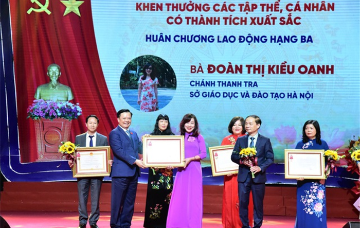 Thành phố Hà Nội tuyên dương các điển hình tiên tiến, nhà giáo tiêu biểu ngành Giáo dục và Đào tạo