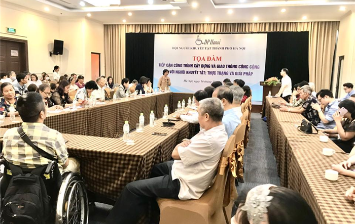 Tọa đàm “Tiếp cận công trình xây dựng và giao thông công cộng đối với người khuyết tật: Thực trạng và giải pháp”