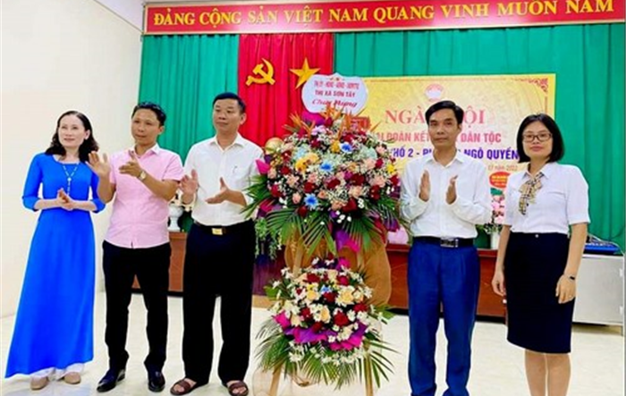 Thị xã Sơn Tây tưng bừng "Ngày hội Đại đoàn kết toàn dân tộc" tại các thôn, tổ dân phố