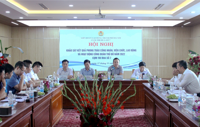 Cụm thi đua số 7 Liên đoàn Lao động thành phố: Nỗ lực vượt khó, hoàn thành kế hoạch, chỉ tiêu đề ra