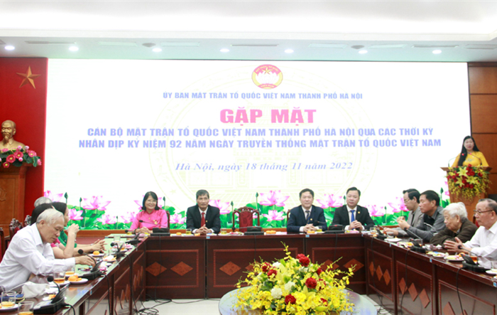 Ủy ban Mặt trận Tổ quốc Việt Nam thành phố Hà Nội gặp mặt kỷ niệm Ngày truyền thống