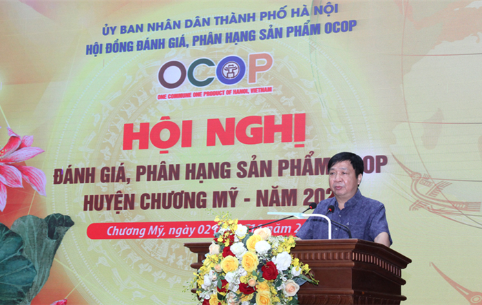 Thành phố Hà Nội đánh giá, phân hạng 50 sản phẩm OCOP năm 2022 của huyện Chương Mỹ