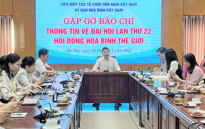 Việt Nam đăng cai tổ chức Đại hội lần thứ 22 Hội đồng Hòa bình thế giới: Thúc đẩy hòa bình chung nhân loại