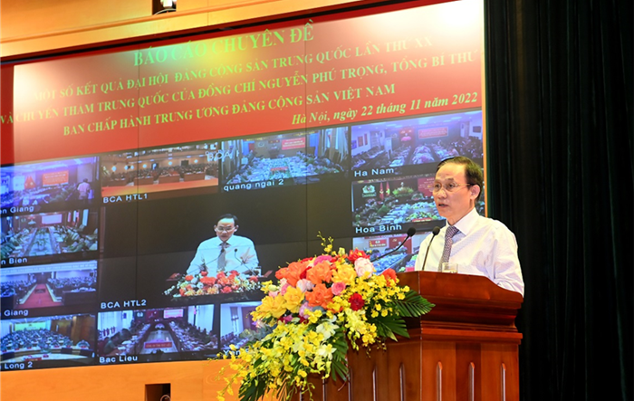 Quán triệt chuyên đề thông tin về chuyến thăm Trung Quốc của Tổng Bí thư Nguyễn Phú Trọng