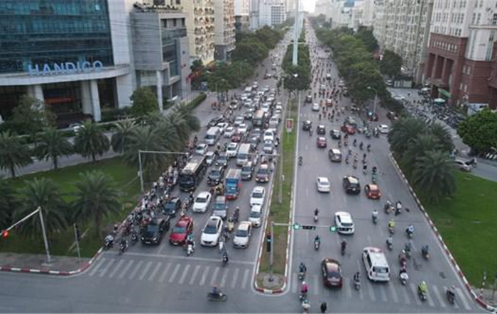 Điều chỉnh giao thông nút giao Mễ Trì - Lê Quang Đạo - Châu Văn Liêm