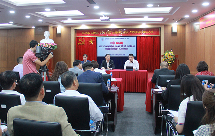 Hội nghị xúc tiến cho vay đối với các dự án thuộc lĩnh vực y tế, giáo dục trên địa bàn thành phố 