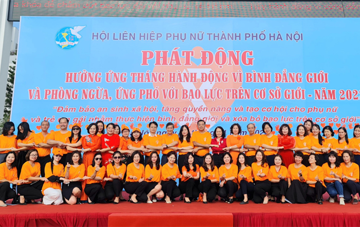 Hội Liên hiệp Phụ nữ thành phố Hà Nội hưởng ứng Tháng hành động vì bình đẳng giới