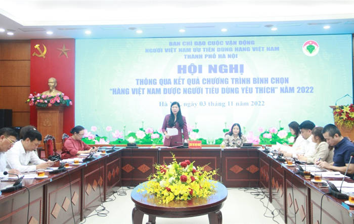 Thành phố Hà Nội sẽ tôn vinh 213 sản phẩm được người tiêu dùng yêu thích năm 2022