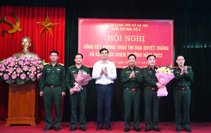 Cụm thi đua số 2 - Bộ Tư lệnh Thủ đô tổng kết phong trào thi đua quyết thắng năm 2022