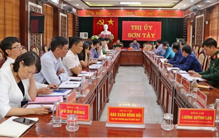 Thị xã Sơn Tây triển khai công tác tuyển quân năm 2023