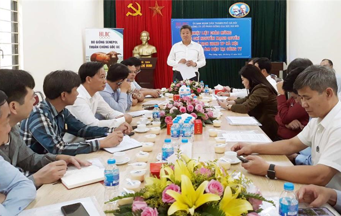Phó Chủ tịch UBND thành phố Nguyễn Mạnh Quyền làm việc với huyện Gia Lâm