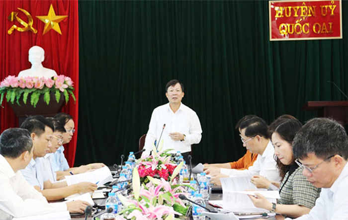 Huyện Quốc Oai có 41 tổ chức Đảng trong doanh nghiệp ngoài khu vực nhà nước
