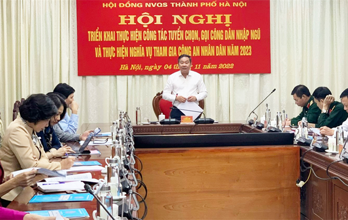Triển khai thực hiện công tác tuyển chọn, gọi công dân nhập ngũ năm 2022