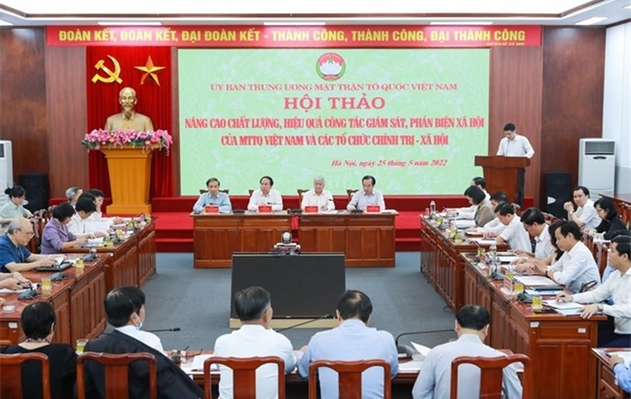 Phát huy vai trò, nâng cao chất lượng, hiệu quả công tác giám sát, phản biện xã hội