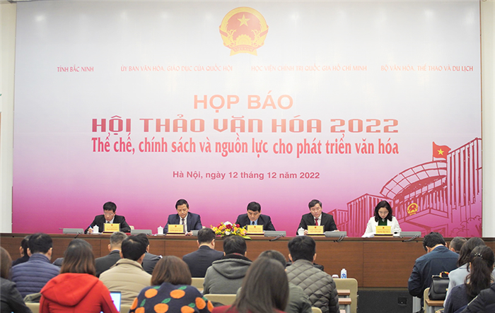 Sắp diễn ra Hội thảo Văn hóa năm 2022 với chủ đề “Thể chế, chính sách và nguồn lực cho phát triển văn hóa”