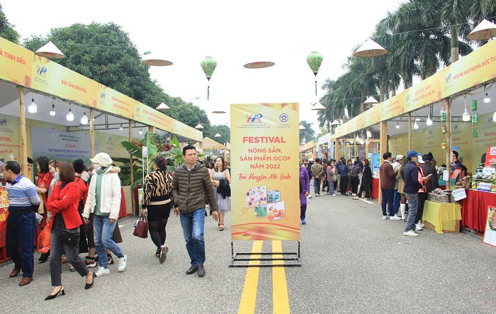 Festival Nông sản, sản phẩm OCOP Hà Nội năm 2022 thu hút hàng nghìn người 