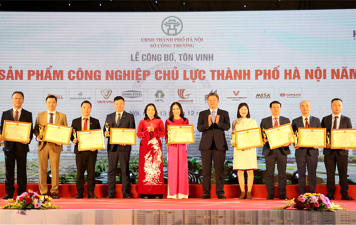Thành phố Hà Nội: Vinh danh 33 sản phẩm công nghiệp chủ lực năm 2022 