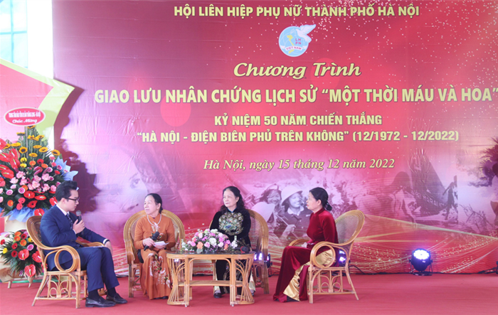 Chương trình Giao lưu nhân chứng lịch sử “Một thời Máu và hoa”