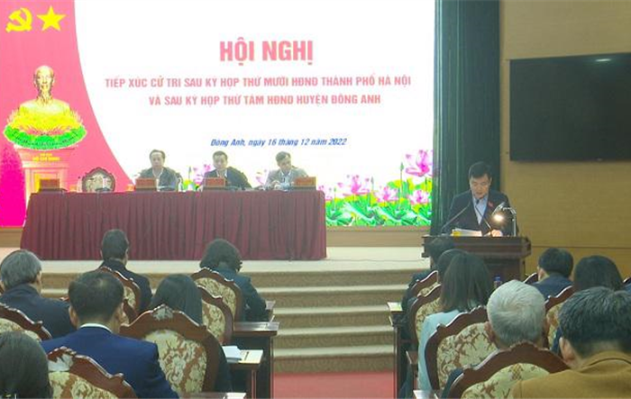 Cử tri huyện Đông Anh kiến nghị nhiều vấn đề dân sinh bức xúc