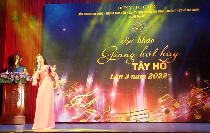 15 thí sinh xuất sắc lọt vào vòng chung kết Hội thi Giọng hát hay Tây Hồ lần thứ III