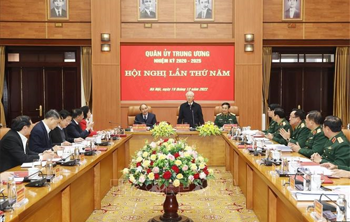 Tổng Bí thư Nguyễn Phú Trọng chủ trì Hội nghị Quân ủy Trung ương