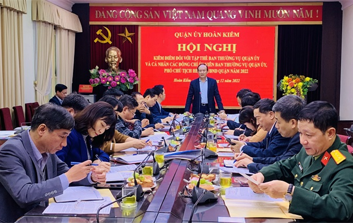 Quận ủy Hoàn Kiếm sau kiểm điểm phải thực hiện các nhiệm vụ tốt hơn, tạo sự chuyển biến tới cơ sở