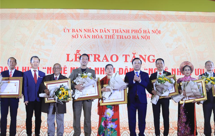Lễ vinh danh 66 Nghệ nhân nhân dân, Nghệ nhân ưu tú
