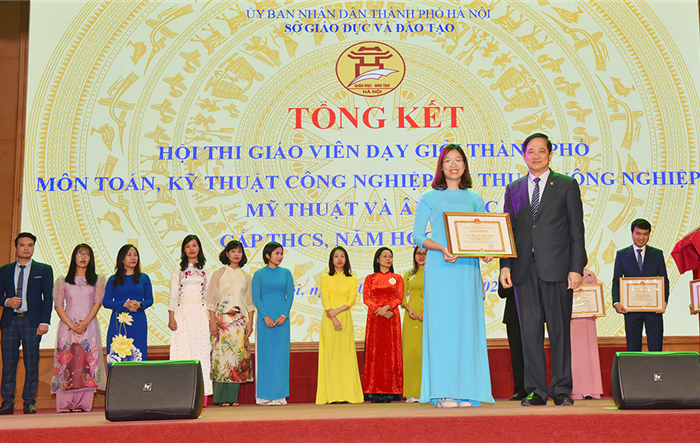 Sở Giáo dục và Đào tạo Hà Nội tổng kết hội thi giáo viên dạy giỏi thành phố cấp trung học cơ sở năm 2022-2023