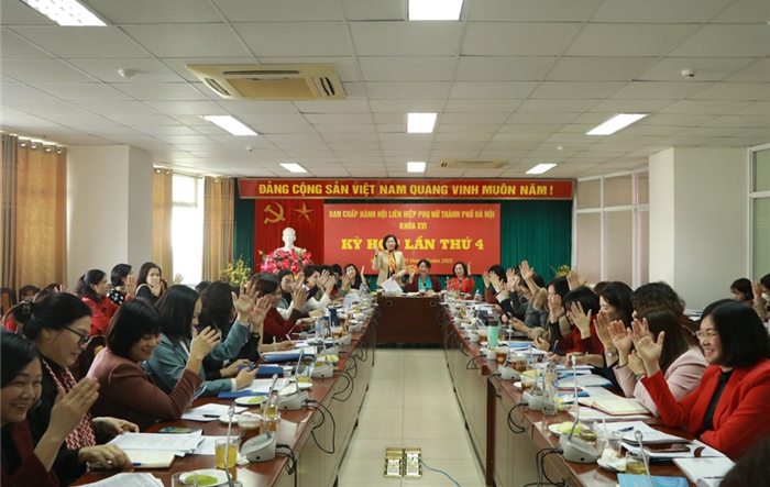 Hội nghị lần thứ 4, Ban Chấp hành Hội LHPN Hà Nội khóa XVI