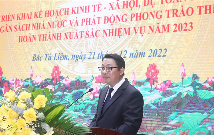 Quận Bắc Từ Liêm: Phát động phong trào thi đua hoàn thành xuất sắc nhiệm vụ năm 2023
