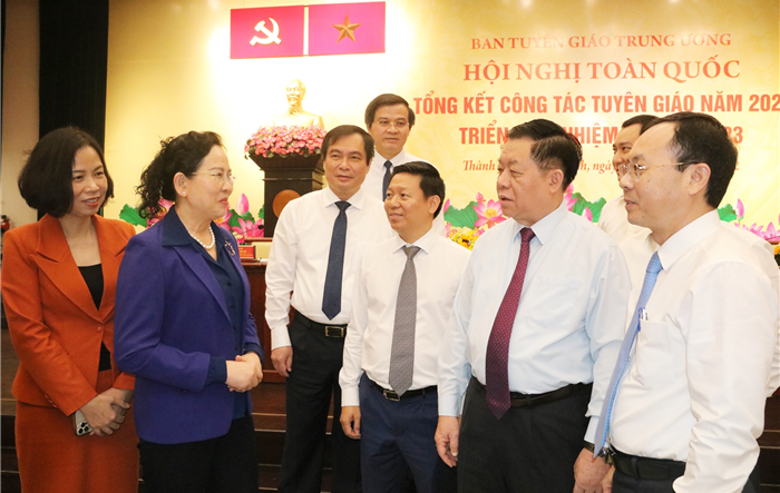 Công tác tuyên giáo phải truyền cảm hứng xuống tới cơ sở