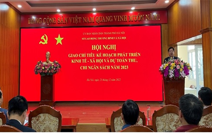 Sở Lao động - Thương binh và Xã hội giao chỉ tiêu kế hoạch phát triển kinh tế - xã hội và dự toán thu, chi ngân sách nhà nước năm 2023
